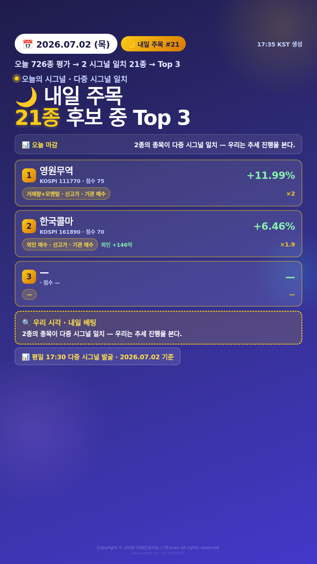내일 주목 종목 3