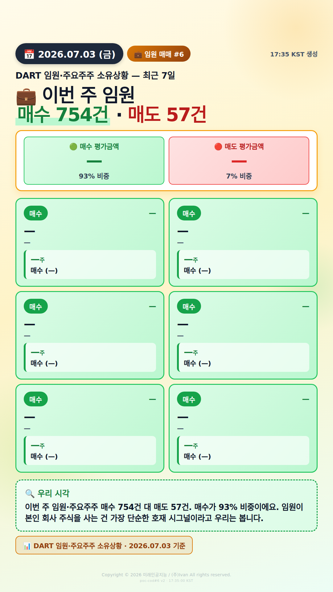 임원 자기주식 매매