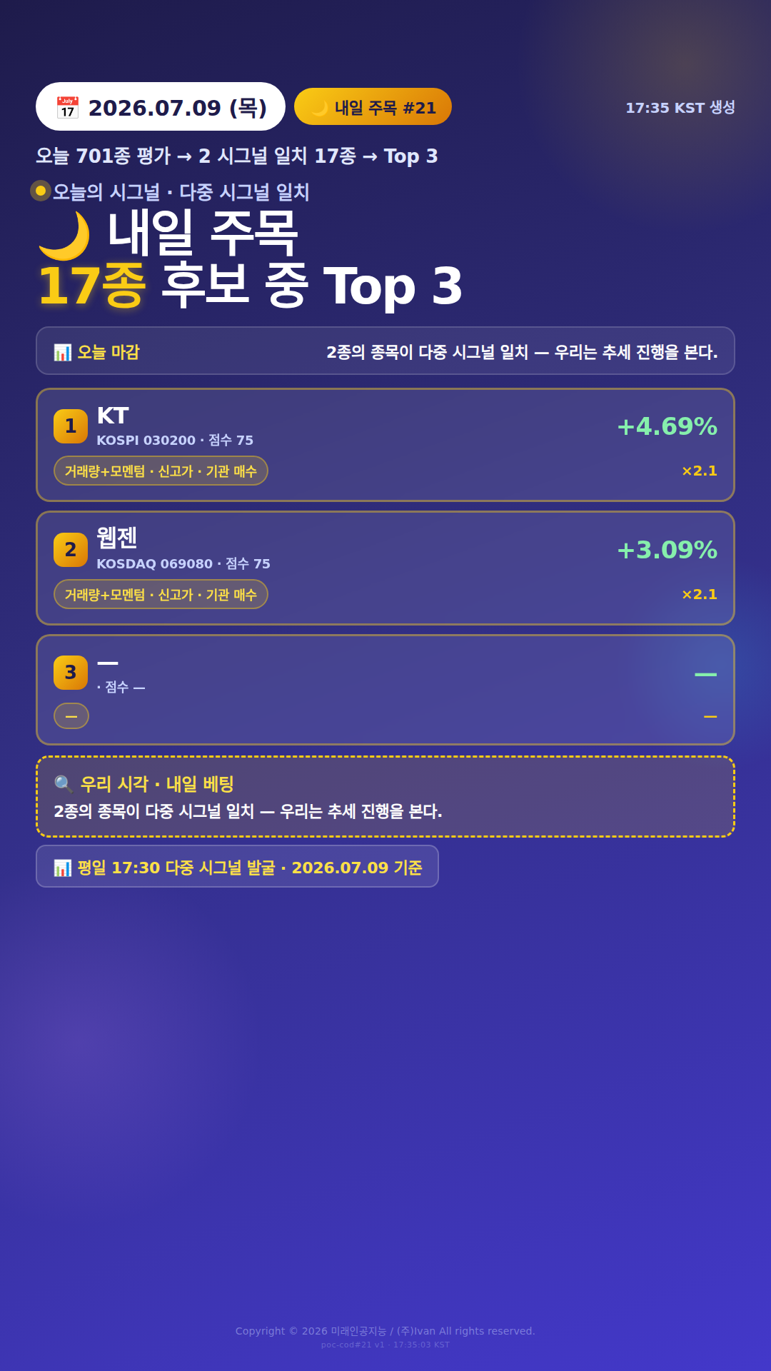 내일 주목 종목 3