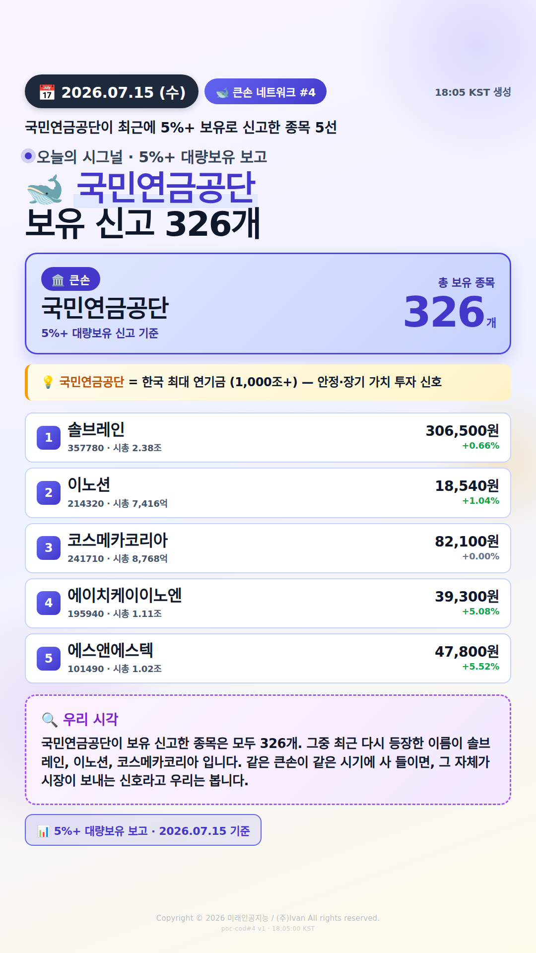 큰손 네트워크