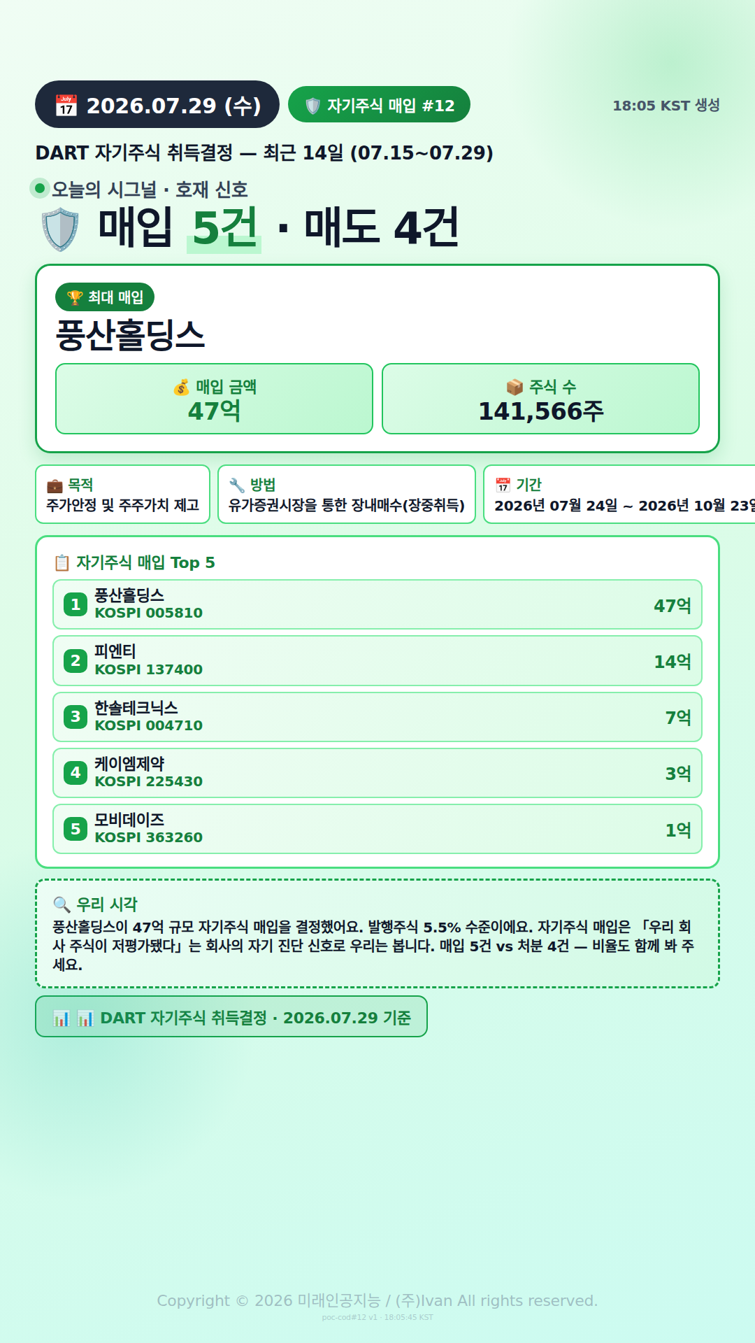 자기주식 매입