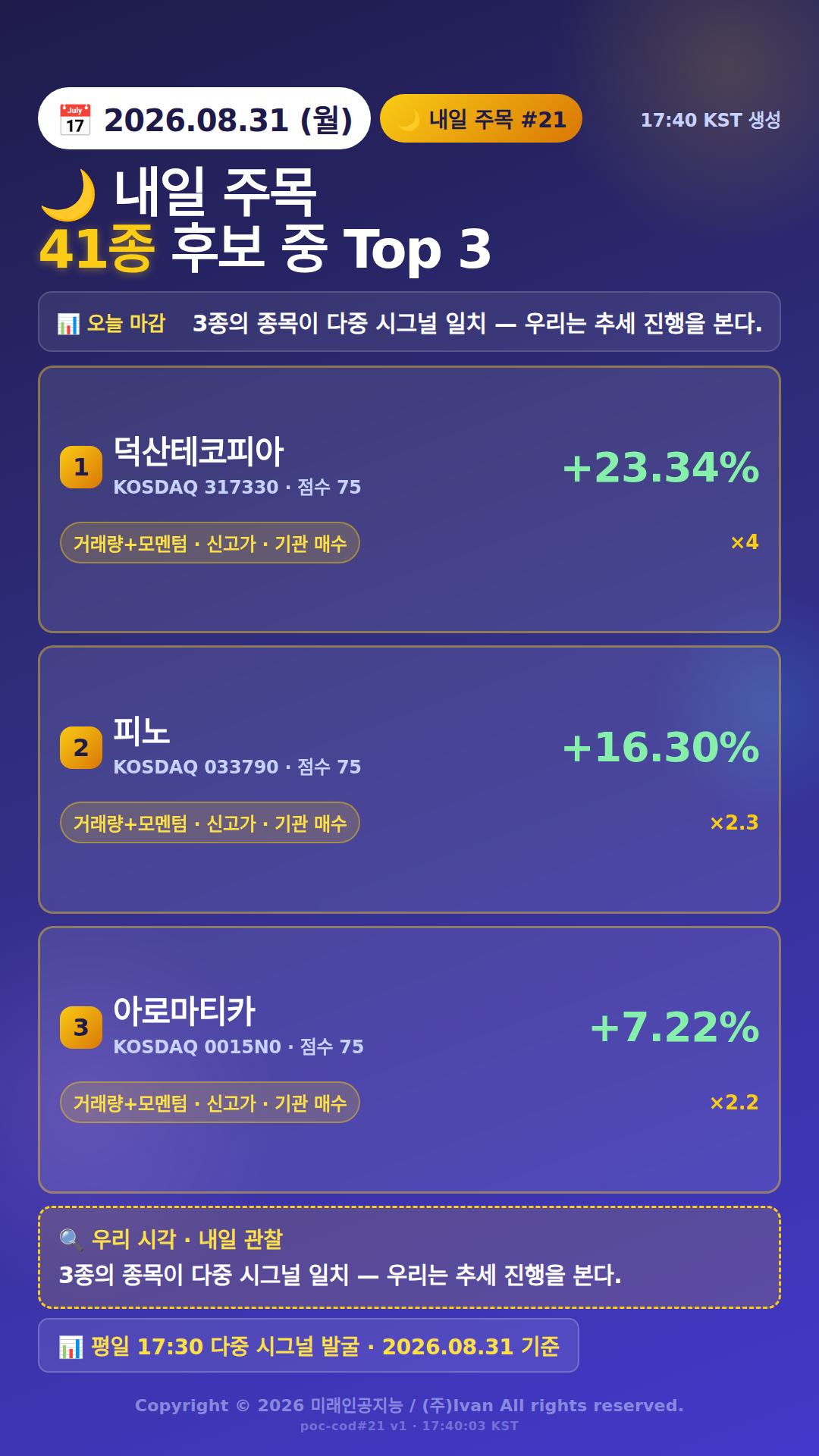 내일 주목 종목 3