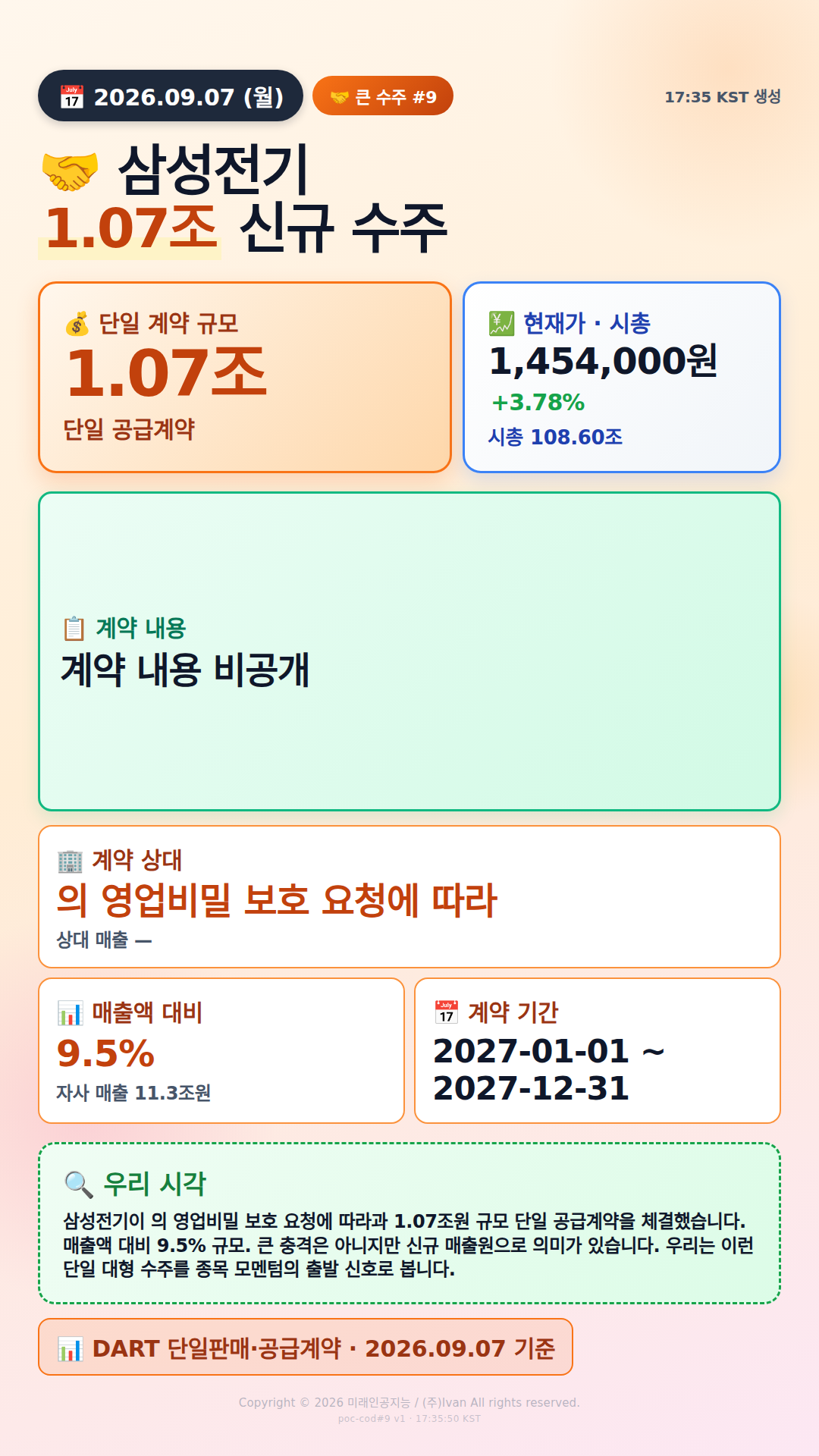 100억+ 수주 공시