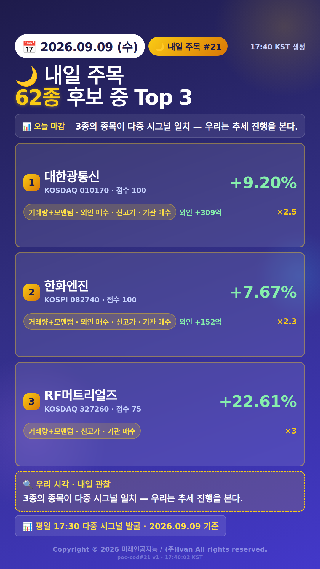 내일 주목 종목 3