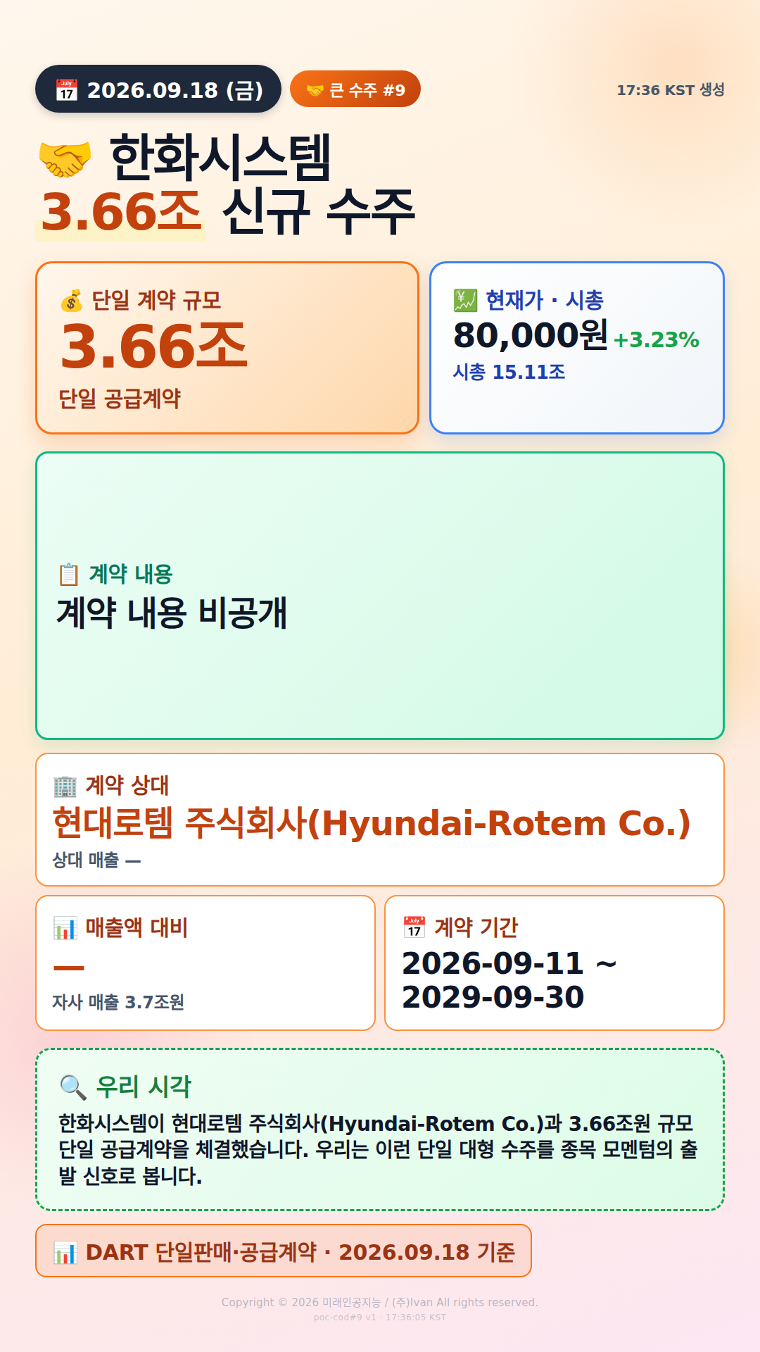100억+ 수주 공시